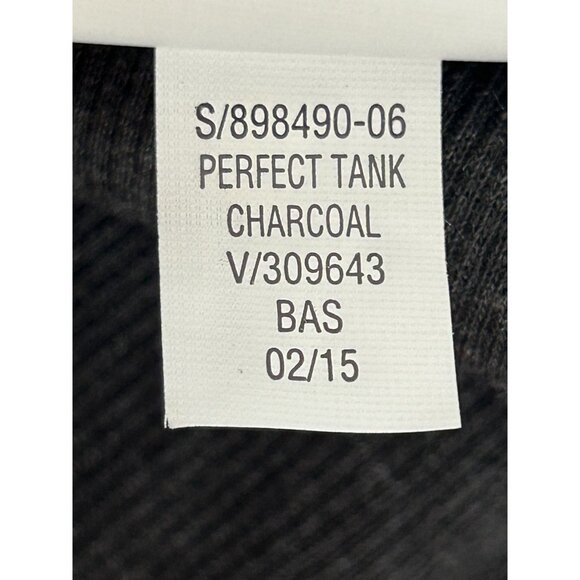 Old Navy Women's Fitted Scoop Neck Tank in Charcoal - Sz M - Picture 6 of 6